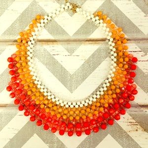 Vibrant statement necklace